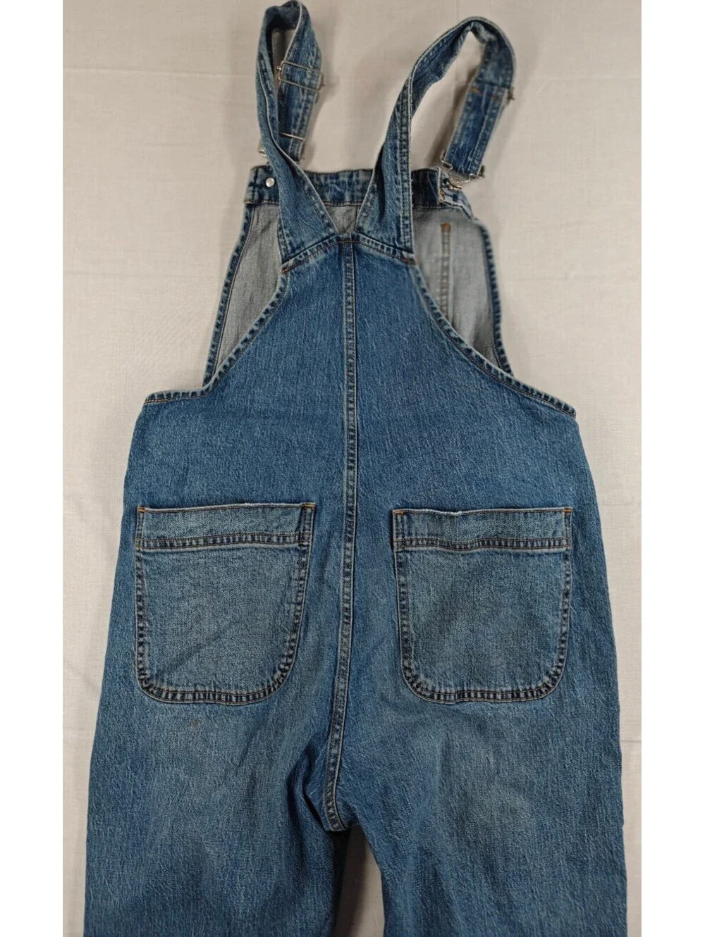 Vintage J.Crew Denim Overalls Light Wash Size S